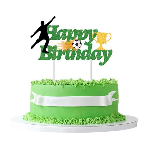 Cross-border Football Cup World Cup Theme Party Decoration Football Birthday Flag American Football Banner Wholesale Customization