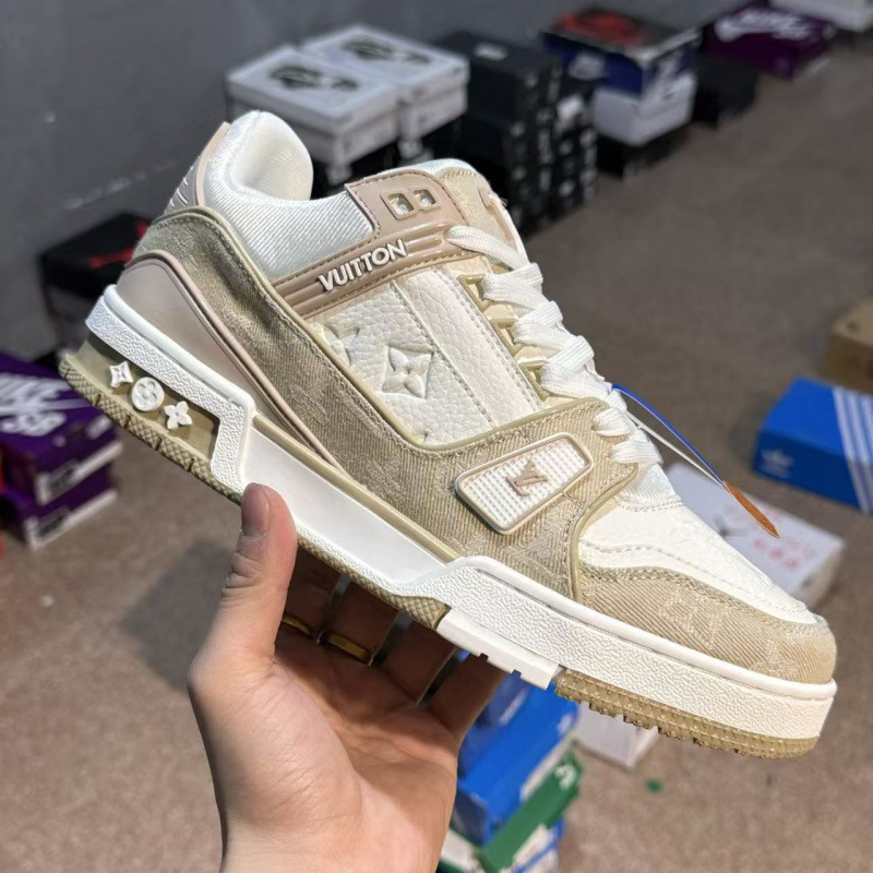 Comercio exterior Putian puro cuero original entrenador de burro de goma vacía zapatos de skate gorda para hombres y mujeres de alto lujo zapatos deportivos casuales