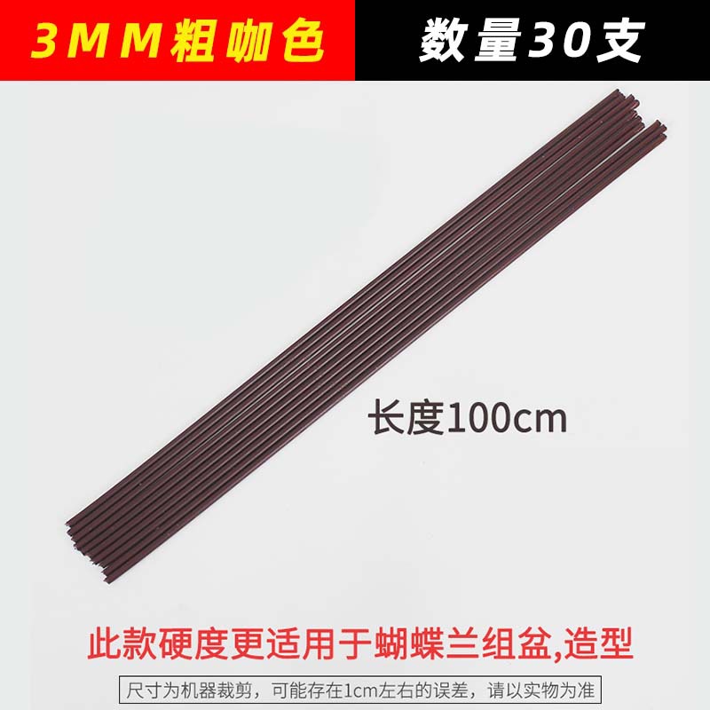3mm brown 100cm long 30 pieces (comes with protective cap)