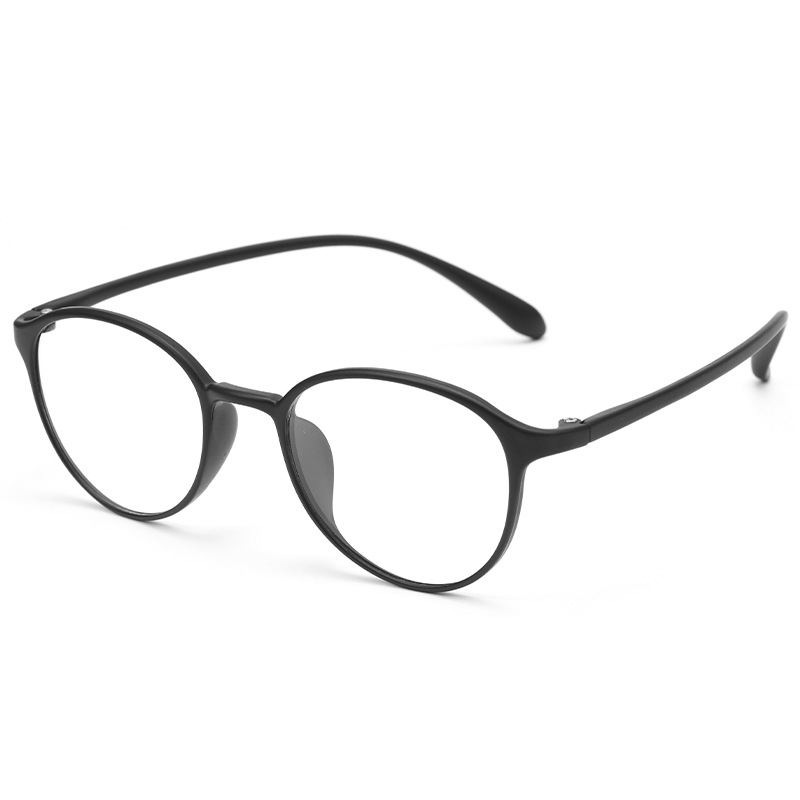 Danyang Glasses TR6818 Montura de gafas para miopía ultraligera y pequeña para mujeres con rostros pequeños, exclusiva montura de color té frío para miopía severa.