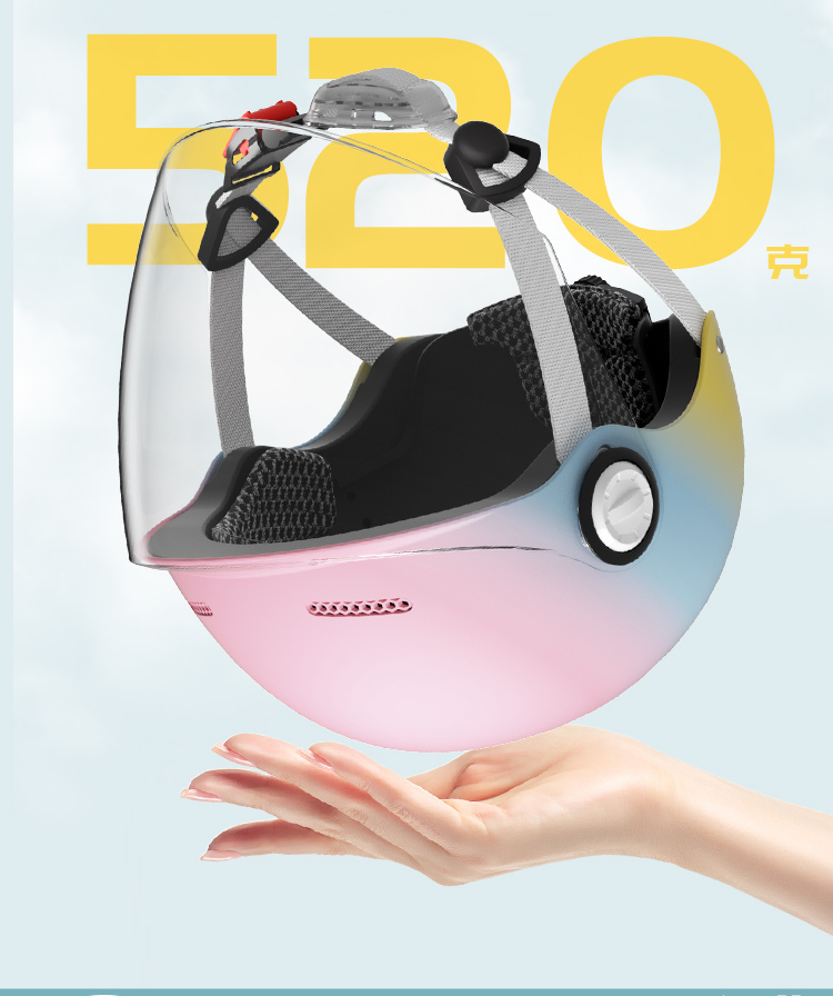 AD Electric Vehicle Helmet 3C Certified Men's and Women's Half Helmet Summer Sunscreen Battery Motorcycle Helmet Anti-UV