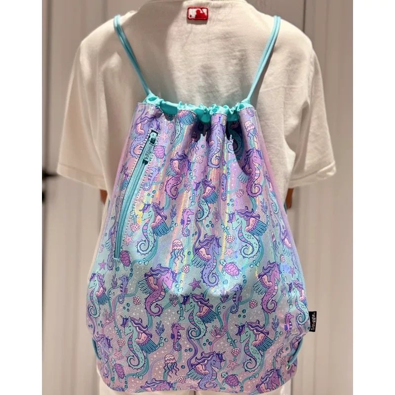 Australian smiggle Seahorse Set Mochila para estudiantes de primaria y secundaria, trolley, mochila escolar, estuche para lápices, bolsa de viaje, lonchera, taza de agua