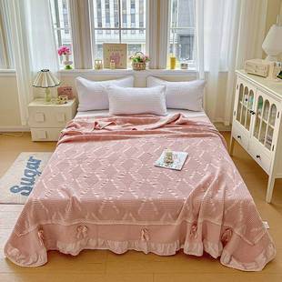 2025 New Pure Cotton Pure Color Towel Blanket Towel Quilt Multifunctional Blanket-Hepburn