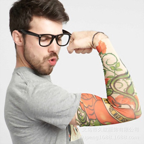 Tattoo sleeves, ultra-thin hiking sun protection ice sleeves, sun protection arm sleeves, anti-UV tattoo sleeves, large floral arm sleeves