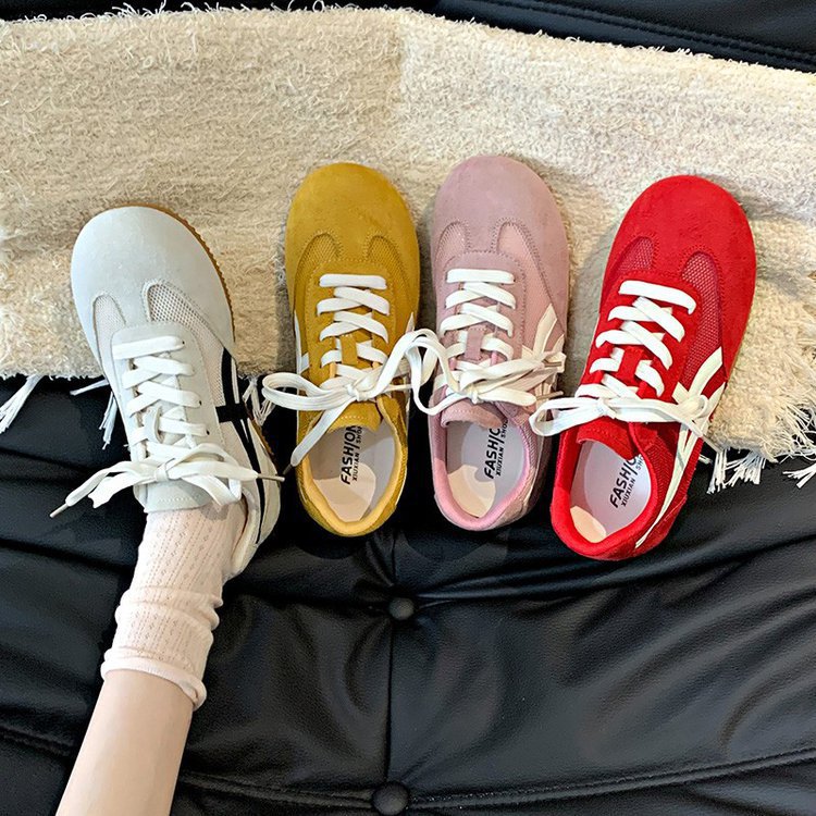 Zapatillas deportivas Dopamine para mujer, nuevas y populares zapatillas planas de primavera y verano, zapatillas de malla versátiles, zapatillas deportivas informales. image 3