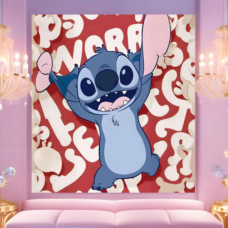 20 * 20 Crazy Zoo City pintura digital a mano diy dibujos animados pintura a mano Judith Decoration