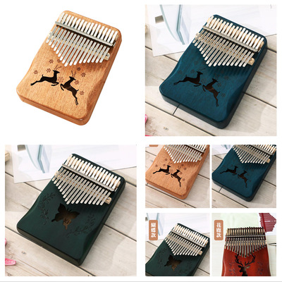 Thumb piano 17 Jean Carlin kalimba Musical Instruments beginner finger finger Piano Manufactor Straight hair