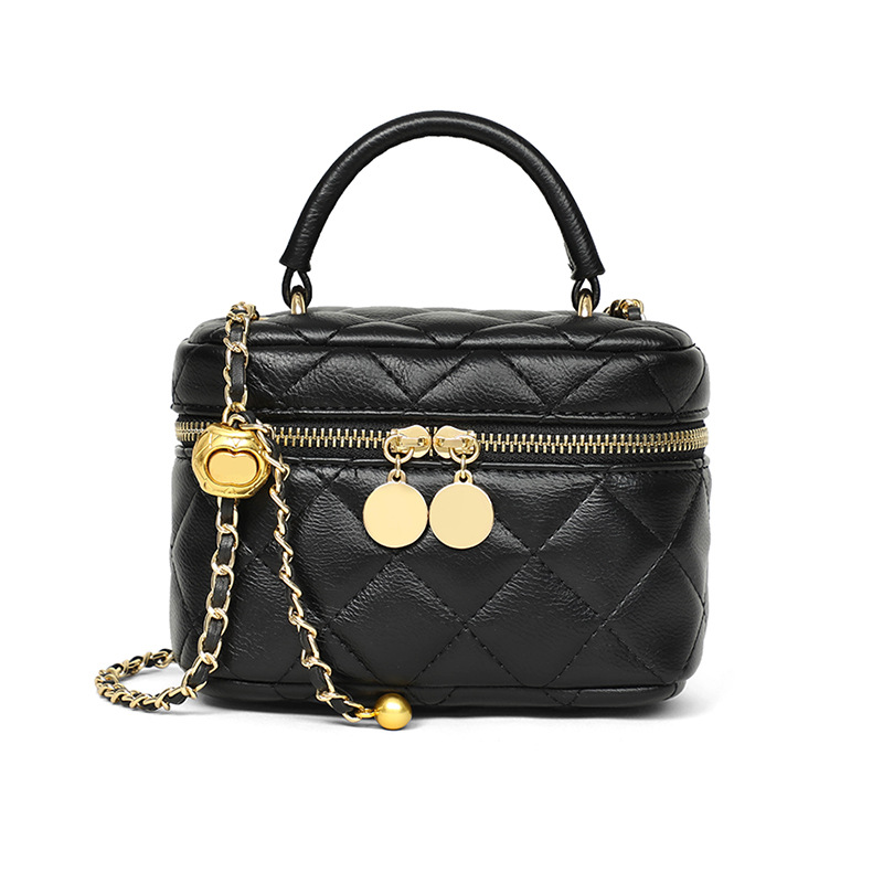 Bag 2023 New Women's Bag Crossbody Autumn and Winter Leather High-end All-match Chanel Style Chain Handbag Bags