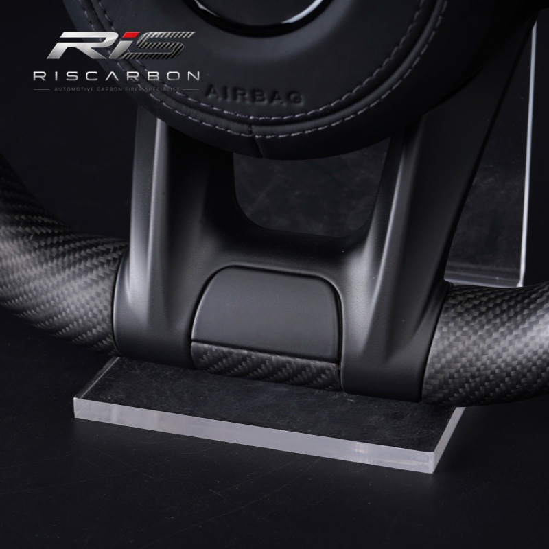 Matte carbon fiber black 809 steering wheel compatible with Mercedes-Benz W204 W205 W207 W211 W213 W22