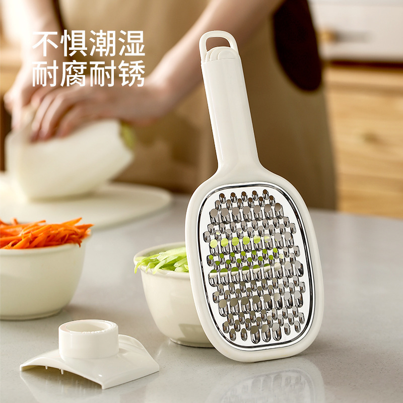 FaSoLa野菜切り器ジャガイモの千切り器のズッキーニのおろしの刀のステンレスのかんなの多機能の両面のおろし|undefined