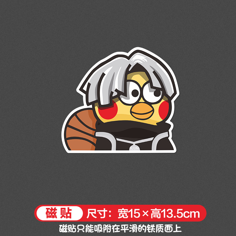 Reflective magnet basketball cai
