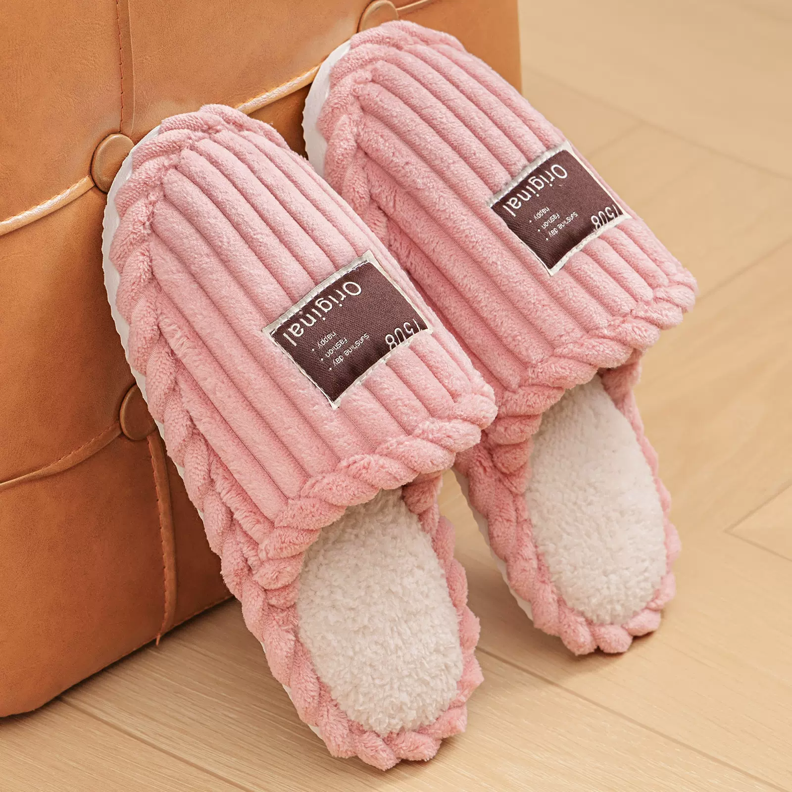 棉鞋女冬季新款加厚居家棉拖鞋TEMU代发爆款休闲时尚一脚蹬拖鞋