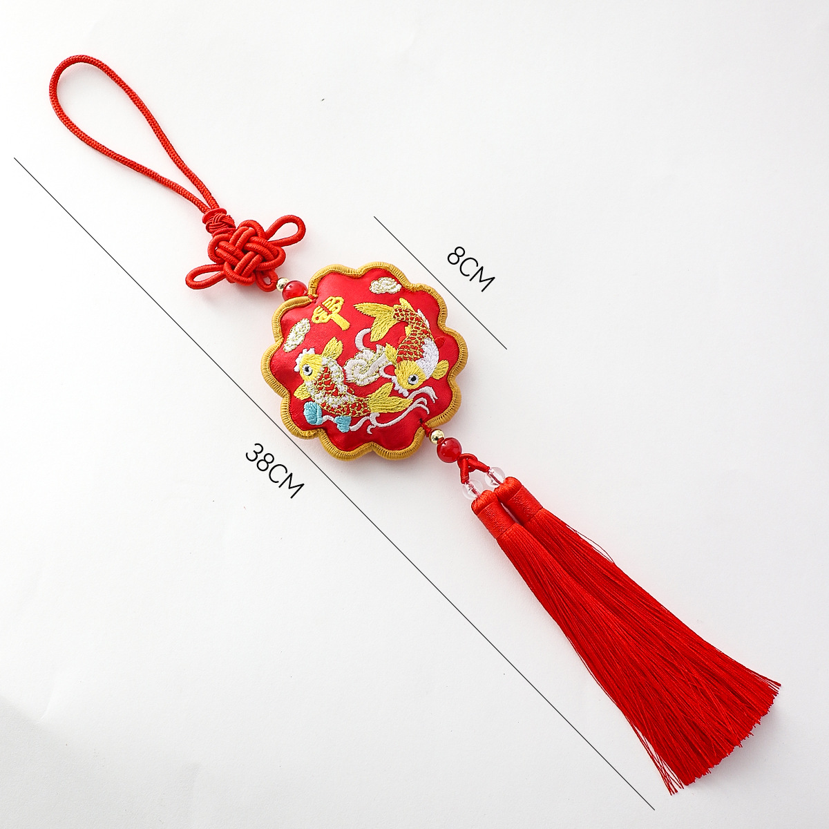 Nuevo bordado de siete colores cordier colgante de bordado decoración caja de regalo embalaje de flores DIY material de arte