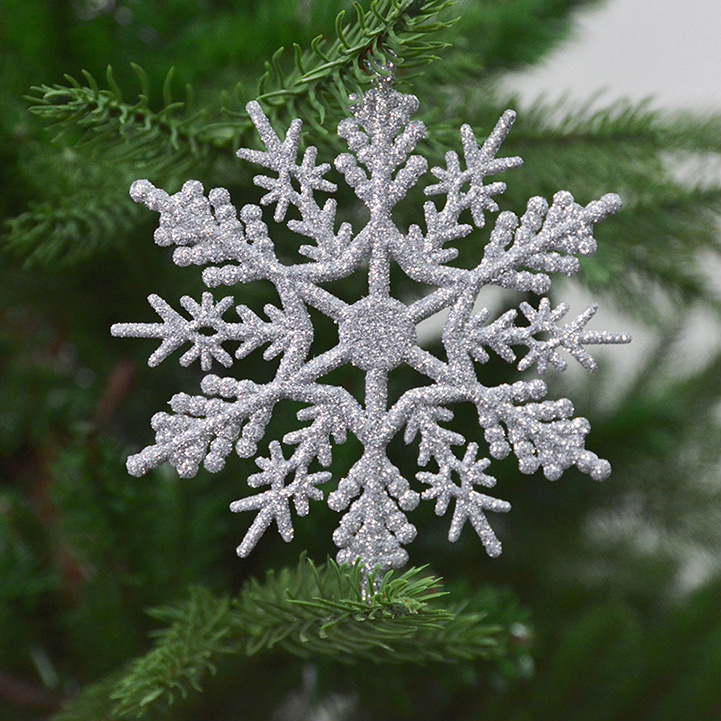 起爆金5cm 7cm 10cmクリスマスツリー藤条クリスマス雪花雰囲気装飾ストラップクロスボーダー工場直販|undefined