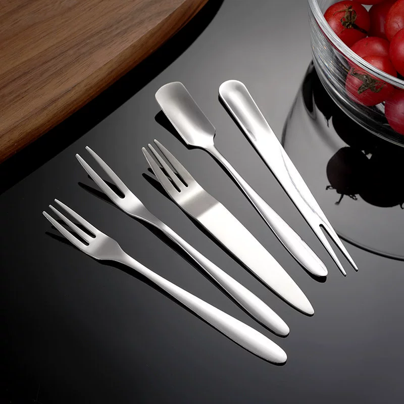 Нержавеющая сталь столовые приборы торт лопата фруктовая вилка лунный пирог нож смешать ложку нож вилка набор кухонный гаджет выпечки