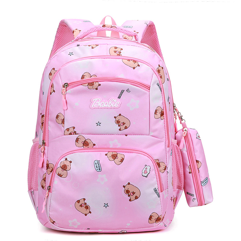Nueva mochila linda de dibujos animados, fresca y dulce, mochila escolar para estudiantes de primaria y secundaria de gran capacidad