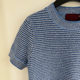 Shenzhen Nanyou 24 Spring and Summer Celebrity Xiaoxiang Style Woven Tweed Round Neck Double Pocket A Short Sleeve