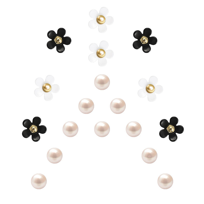 Verano coreano inns guía de viento accesorios de huevo flor sonriente flor de sol guía botones de zapatos accesorios DIY flores de zapatos