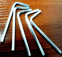 厂家产销家具扳手运动器材扳手高碳钢加硬L型内六角扳手M5*30*80