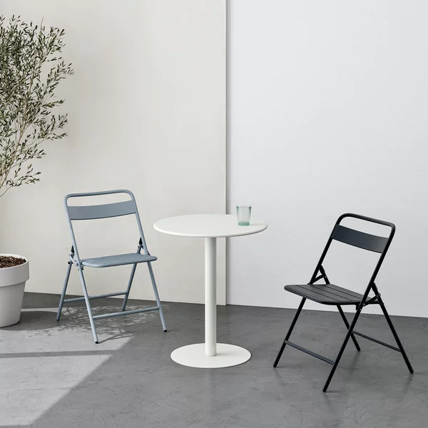 Trendy milk tea shop small round table, negotiation table, Nordic simple modern coffee table, outdoor leisure wrought iron dining table