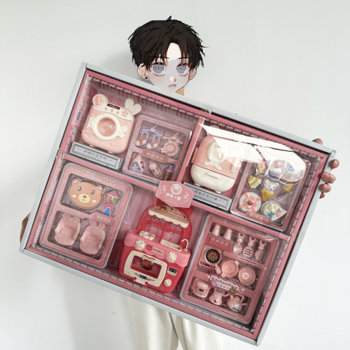 Children's toys for girls, play house simulation medical tools, makeup box, handbasket, boys' toys, gifts for training institutions