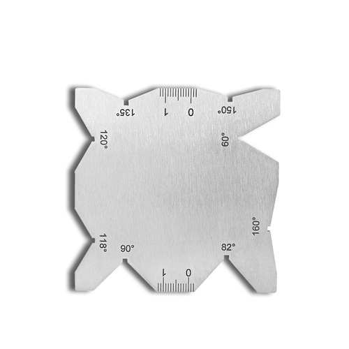 Bevel square angle gauge template stainless steel protractor angle measuring tool