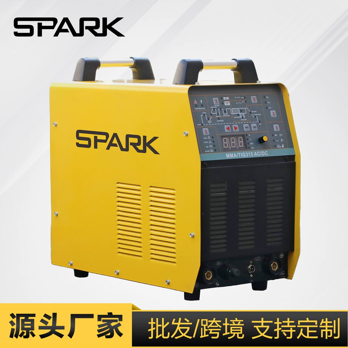 Трансграничная поисковая запросы на промышленные сварочные аппараты SPARK AC/DC с импульсной аргонодуговой сваркой, 380В, для сварки алюминия MMA/TIG 315 AC/DC.