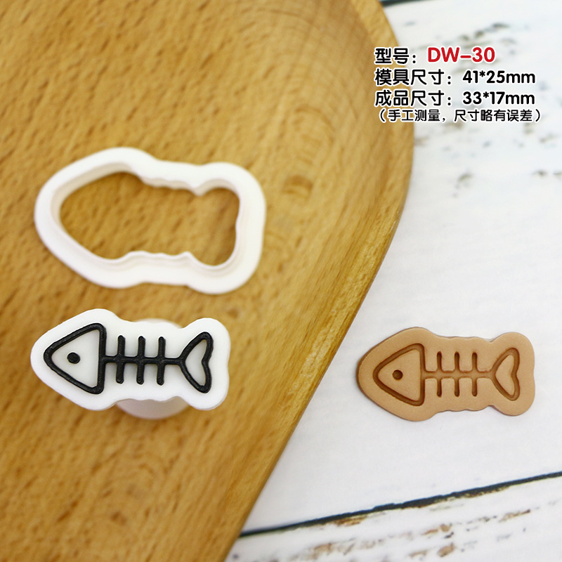Gato molde de galletas de dibujos animados horneado molde de flip DIY 3D estereoscópio prensado molde de corte de galletas heladas