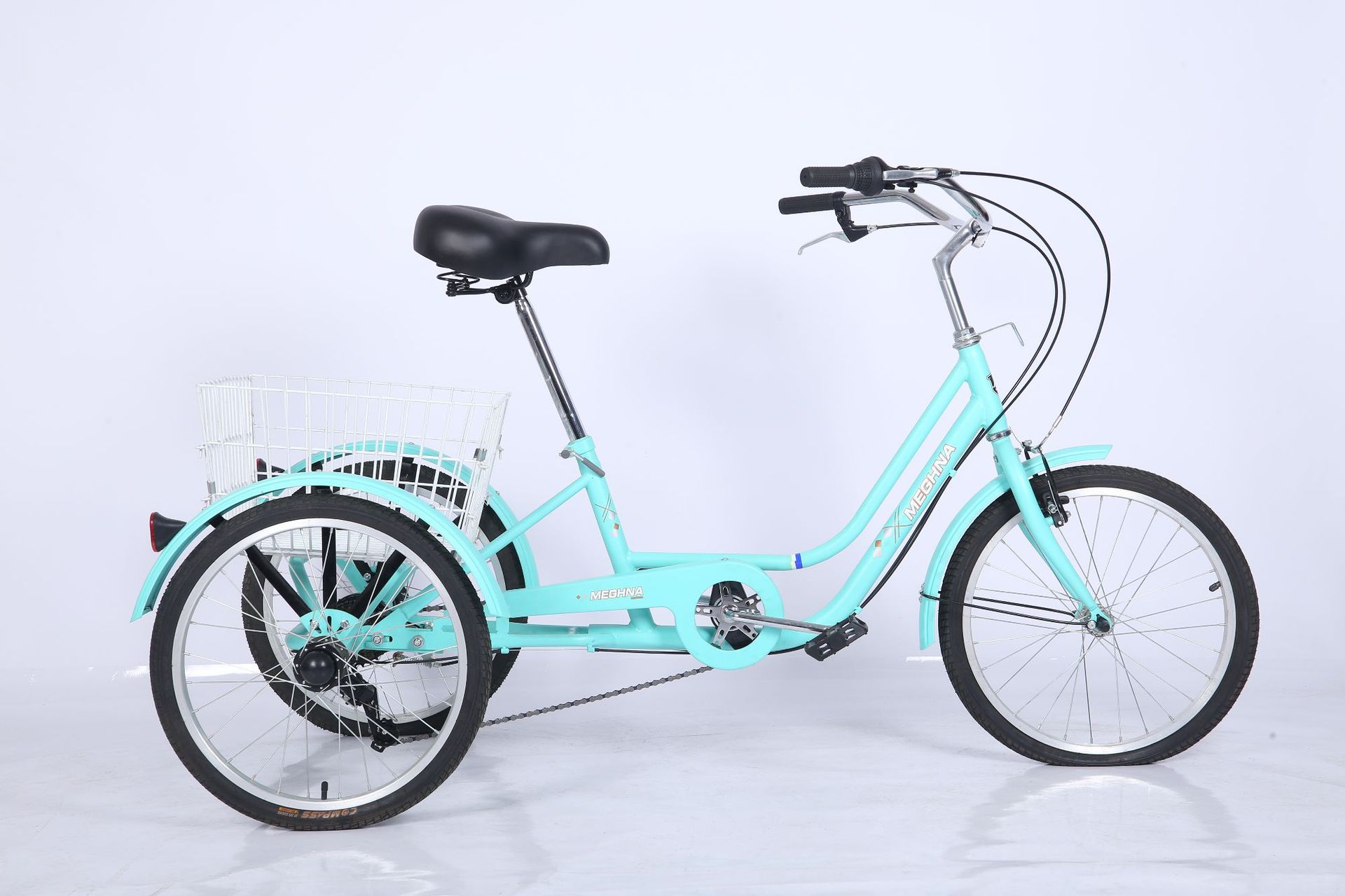 跨境批发人力20寸Adult tricycle人力三轮车成人三轮车自行车购物