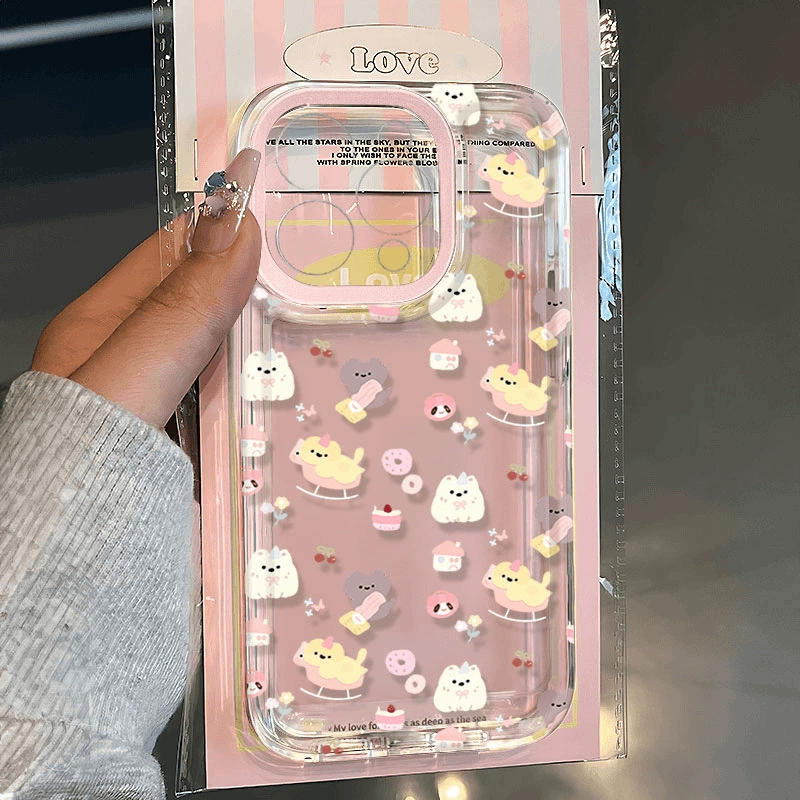 Классный защитный чехол для телефона совместимый с Apple iPhone14, space cute, 13, 16promax