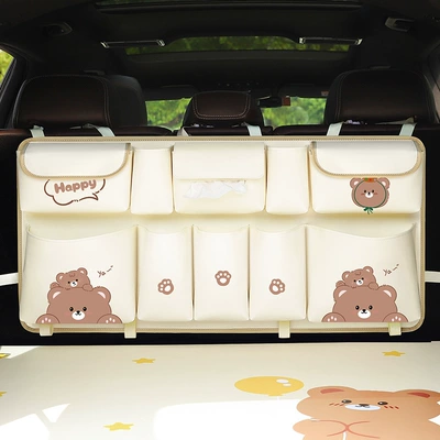 back-mounted car storage bag – Car storage bag/box - mother-and-child-bear
