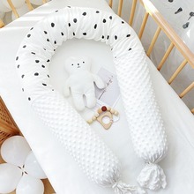 婴儿床床围床边围栏塞床缝长条靠枕宝宝软包侧睡圆柱抱枕