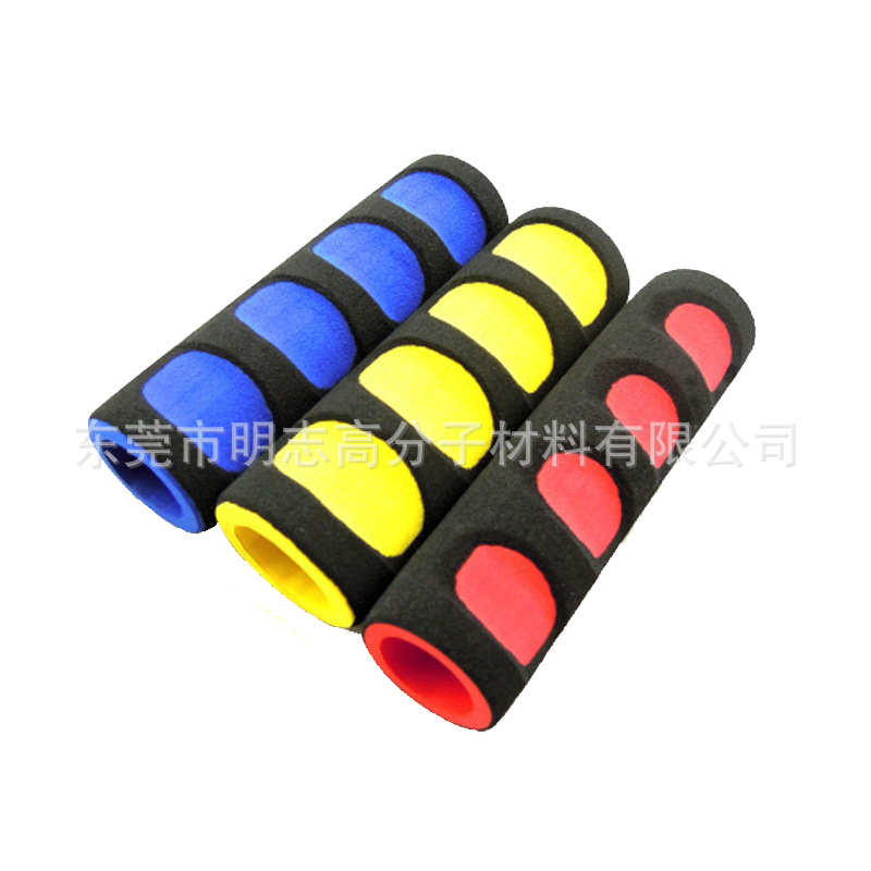 nbr防滑橡塑海绵手把 eva彩色泡棉握把 健身器材发泡橡塑管手柄套