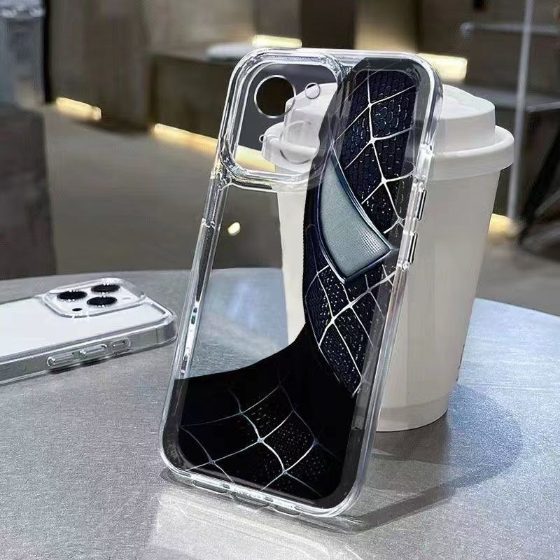 Estilo europeo y americano para iphone16promax funda para teléfono móvil Spider-Man Apple 15 anti-caída 14pro veneno 13/12
