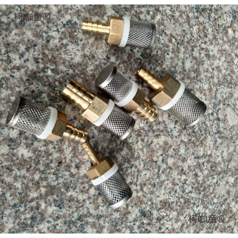 304不锈钢网+铜头 水泵过滤网 水管末端过滤 接软管过滤器 麦太保