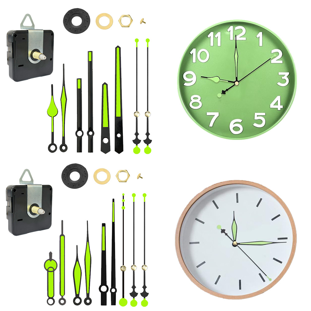 5168 석영 시계 운동 금속 포인터 세트 DIY 시계 액세서리 벽 시계 운동 포인터 액세서리 수리