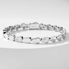 メーカー直販通体925銀砕氷ひょうたんブレスレット女性大衆デザイン多福禄ブレスレットアクセサリー卸売り