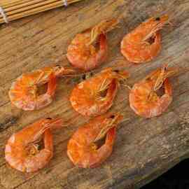 定制烤虾零食海鲜干货特产 即食烤虾干 休闲零食袋装碳烤对虾大号
