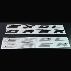 專用於探險者機蓋標改裝字母標EXPLORER車標英文標裝飾貼標誌汽車