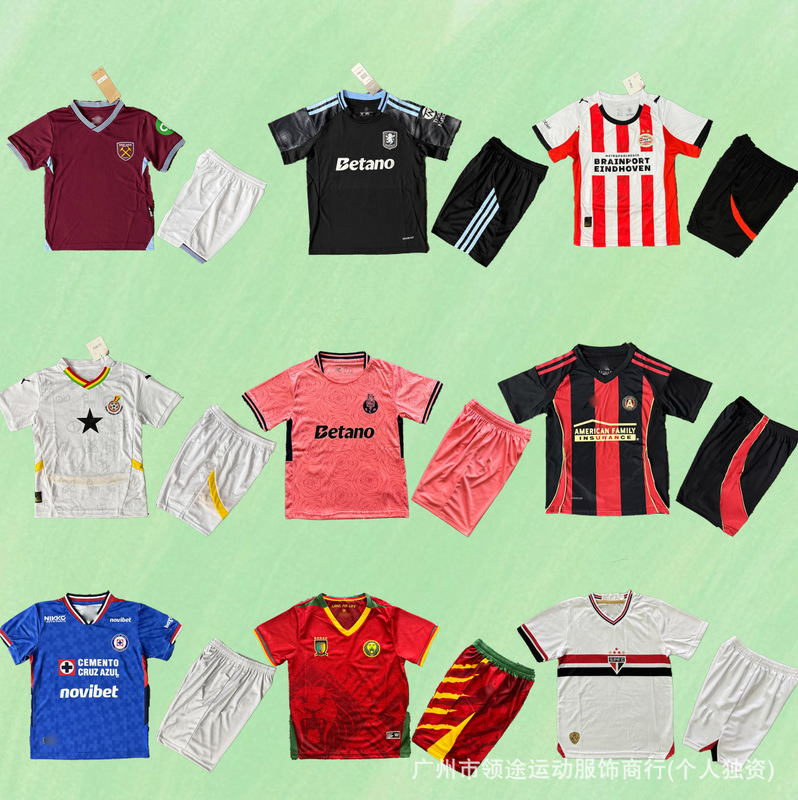 Fans' Niche Children's Clothing 2526 Styles Mainz Twente Napoli Children's Football Uniforms Manufacturer Wholesale in Stock