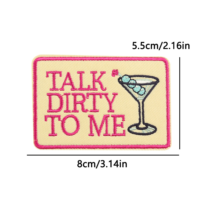 12g Weight Clothing Sticker Patches Classification 1 Piece Quantity Embroidery thread Material Letter, Boots Pattern Cute Style 1 Piece Cute Letter Boots Embroidery Thread Clothing Sticker Patches 6