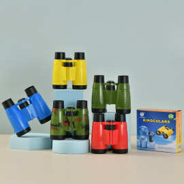 厂家批发binoculars6X30儿童彩混双筒望远镜 玩具望远镜礼品望远
