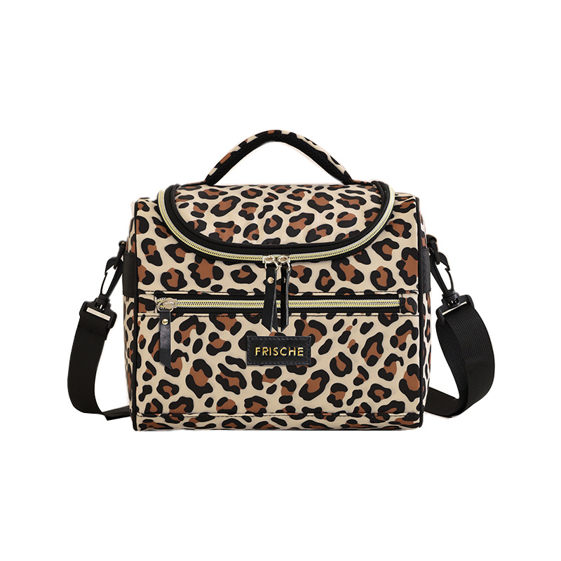 Runhui croissant tapa curva bolsa aislada de un solo hombro trabajador de oficina lonchera bolso estudiante lonchera bolsa de hielo para mantener fresco al aire libre