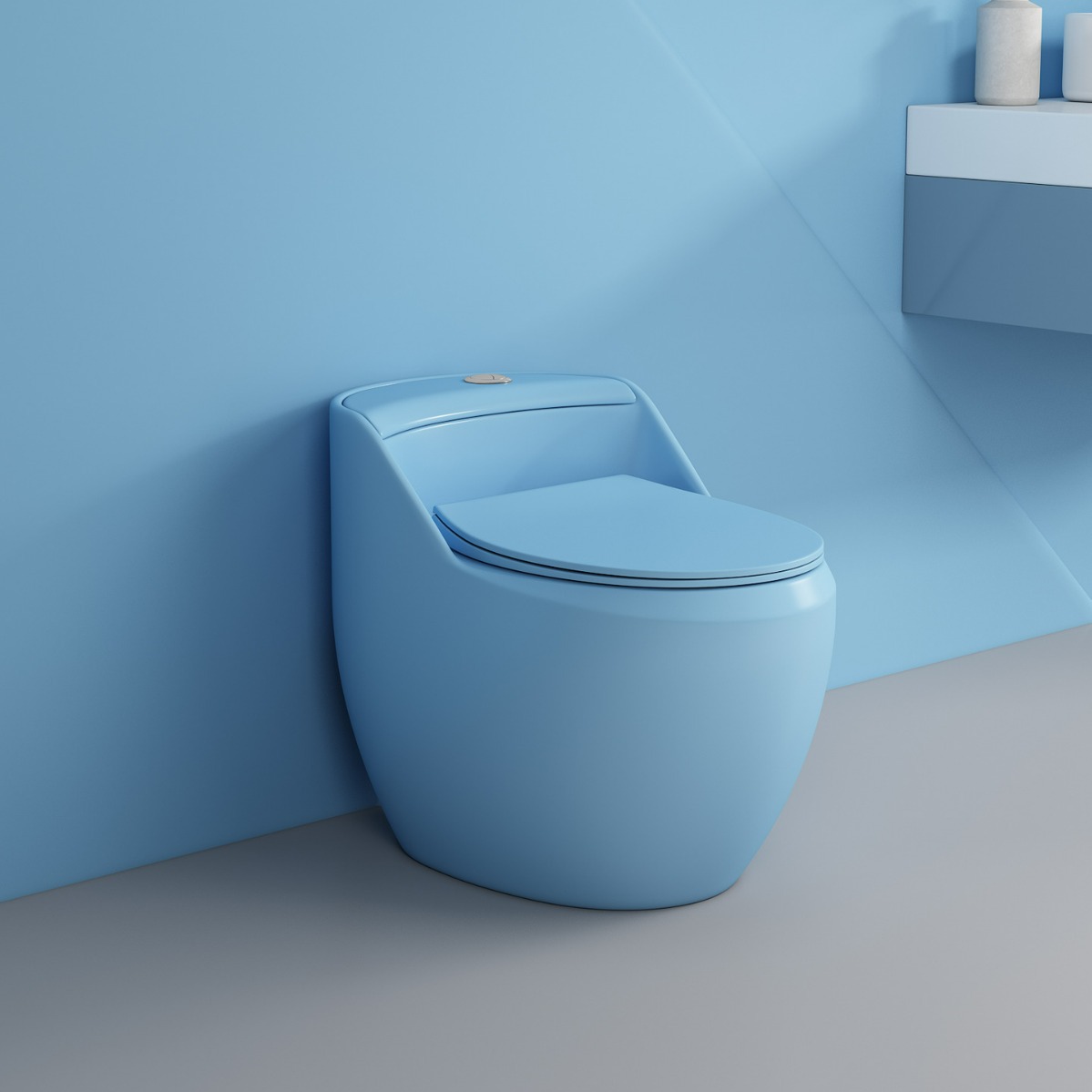 Fabricantes de inodoro mayorista de artículos sanitarios de Guangdong nuevos conjuntos de ingeniería de sifon de tipo personalidad de superpirrón para el hogar