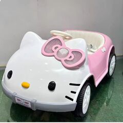 子供用電気自動車四輪自動車二重駆動子供用玩具車男女kt猫スイング赤ちゃん充電リモコンベビーカー