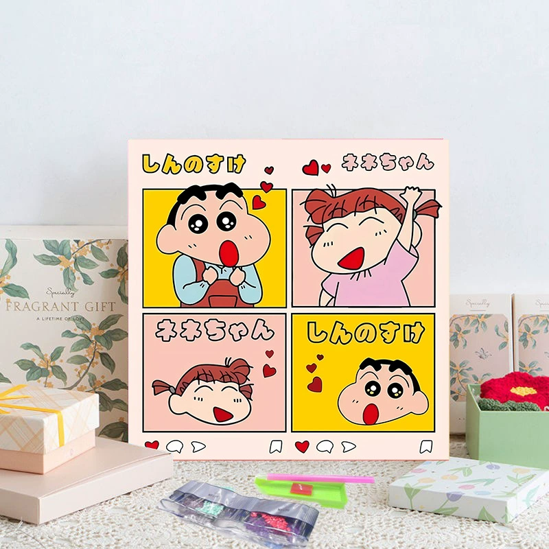 Алмазная мозаика 20×20 см, детская анимационная панно, полная выкладка, новый стиль, ручная работа DIY, декор для гостиной