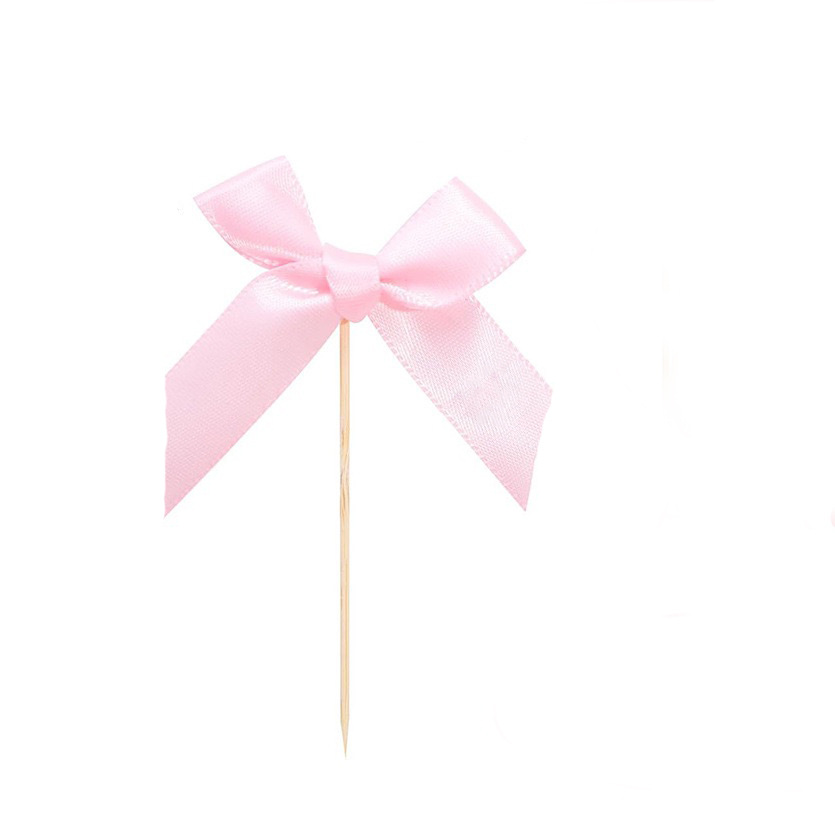 1.5CM arco inserción de pastel inserción de pastel postre decoración de horneado arco etiqueta de tela postre de fiesta