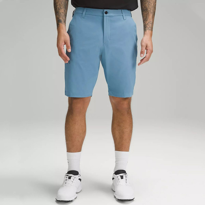 2024X new eco-friendly recycled polyester 10-inch knee length classic fit stretch high goer shorts