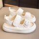 Children's Girls' Sports Sandals 2025 Summer New Arrival Casual Boys Children's Velcro Open Toe Beach Shoes with Soft Sole