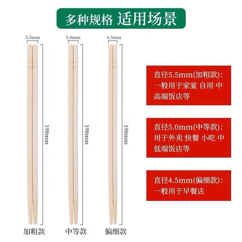 一次性筷子整袋独立包装外卖筷子一次性商用餐饮结婚饭店专用|undefined